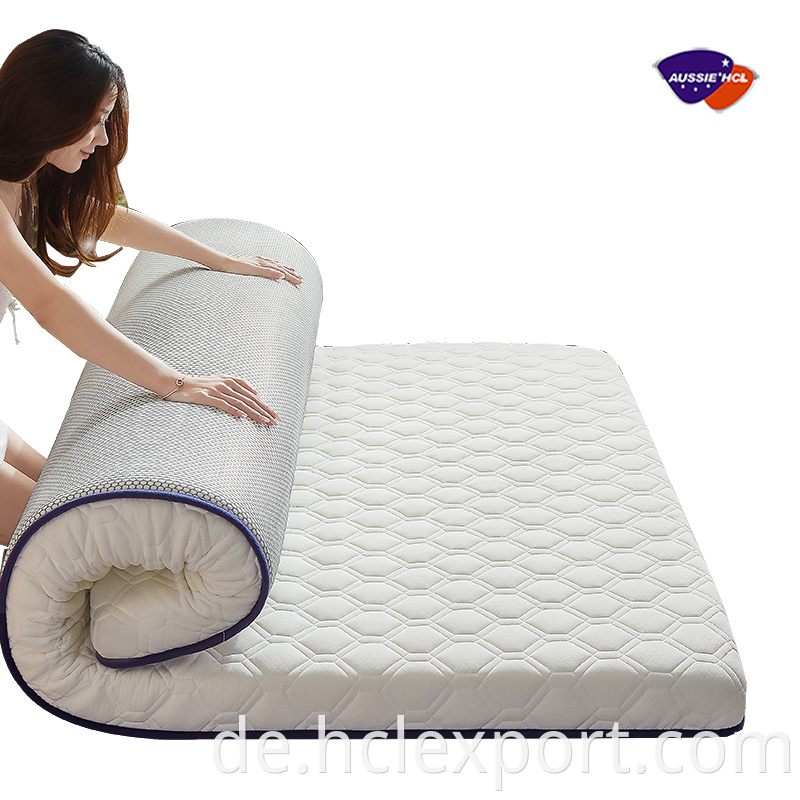 Die beste Fabrik -Aussie -Rolle schläft gut mit vollen Zoll Matratze Colchon Twin Königin König Doppel Gel Memory Foam Matratze Topper